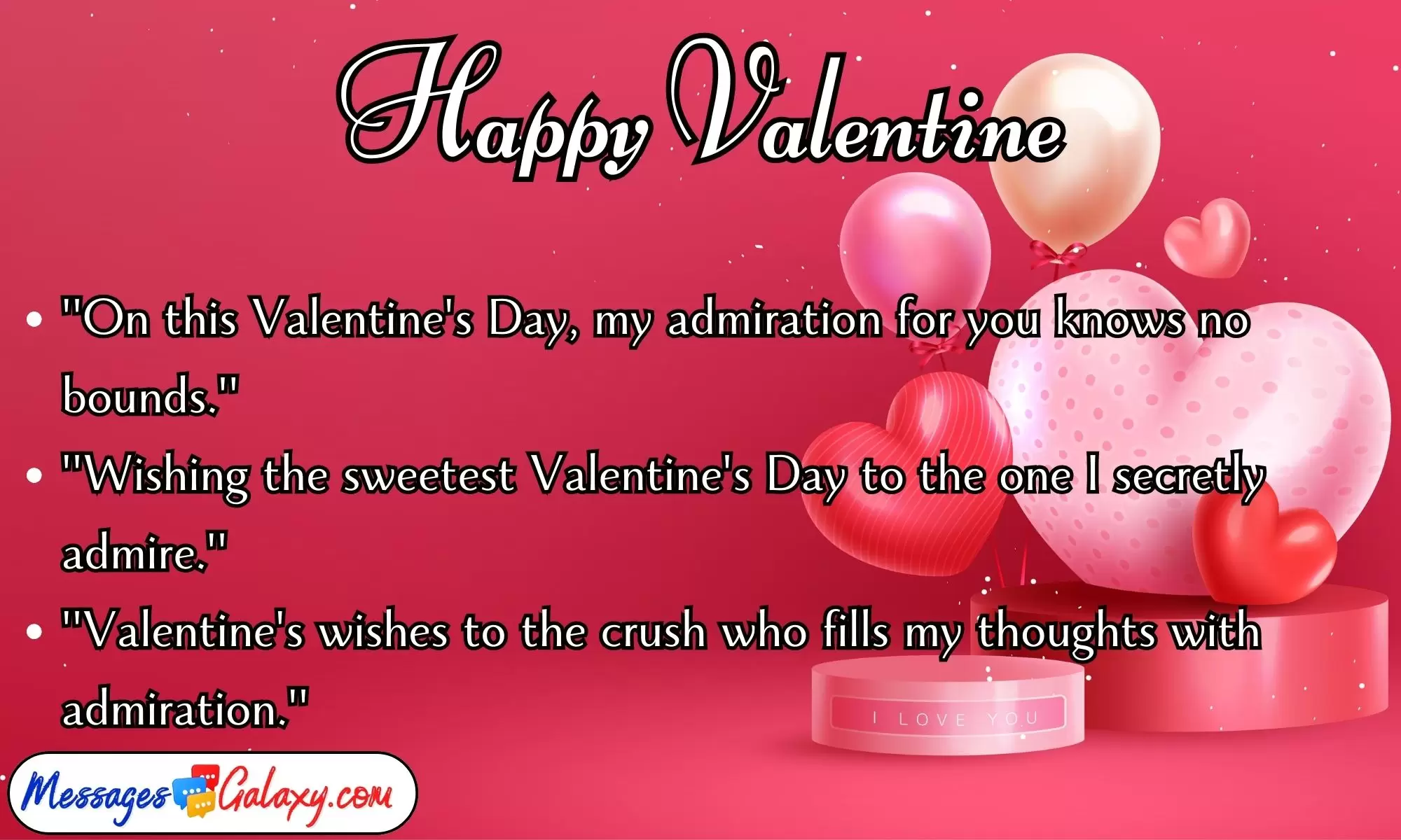 Beautiful Happy Valentine Text Quotes for Crush