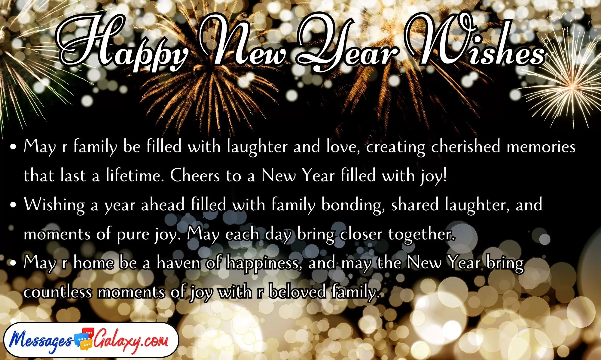 Best Happy New Year Wishes to Start