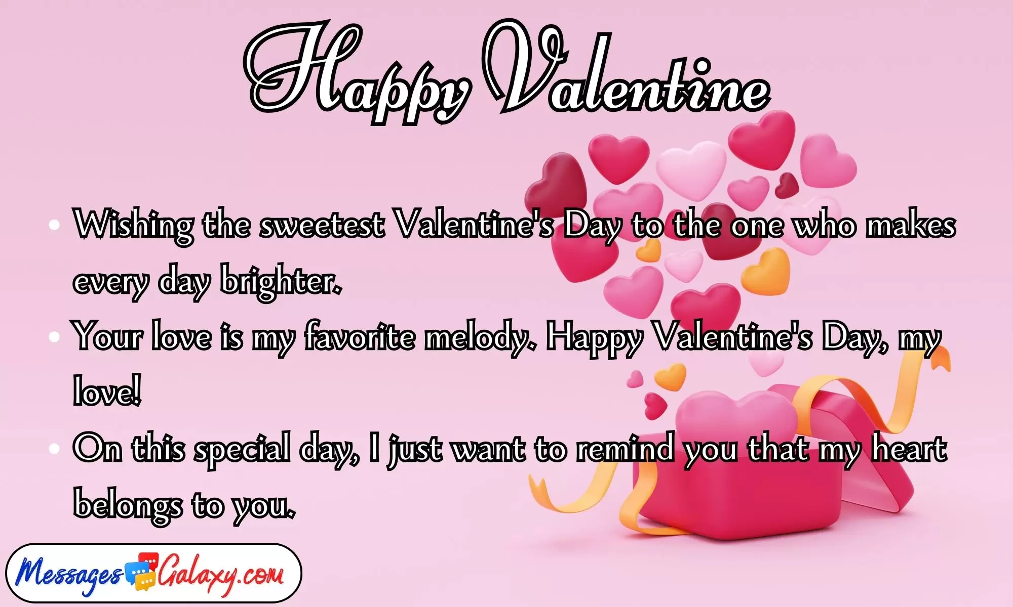 Cute & Flirty Happy Valentine Text Wishes for Him