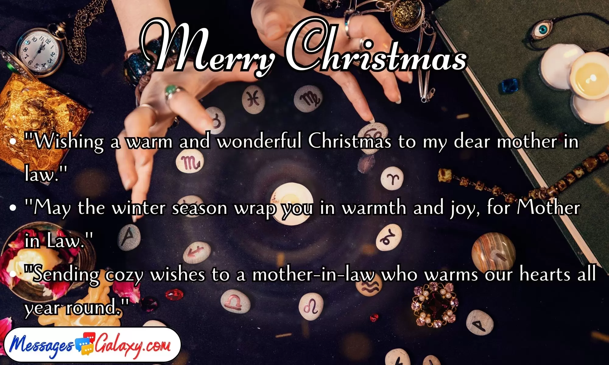 Cute Merry Christmas Greetings for Mother in Law