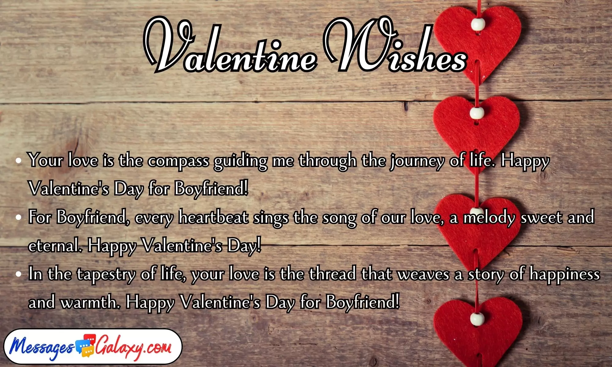 Deep & Heart Touching Valentine Wishes for Boyfriend