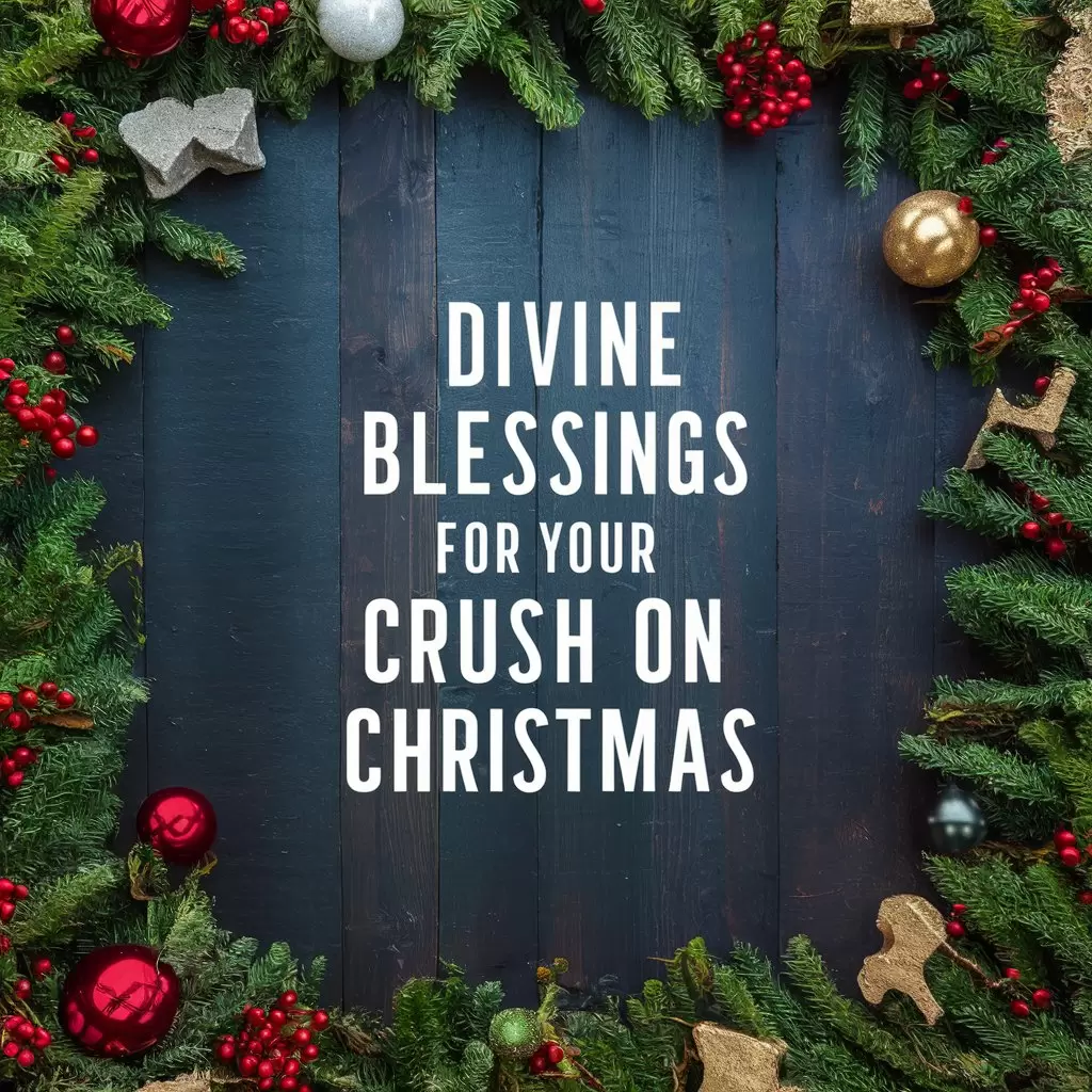 Divine Blessings for Your Crush on Christmas