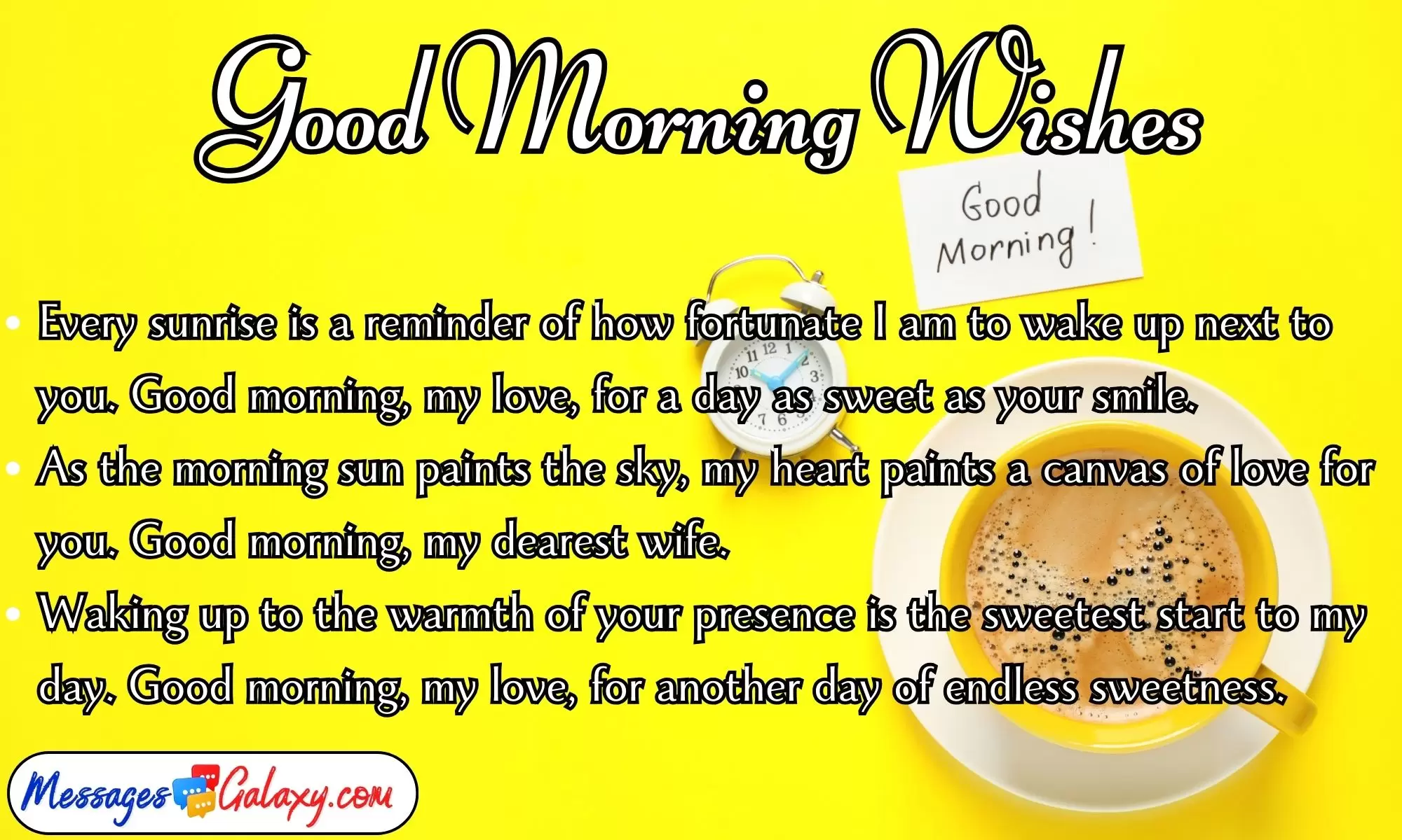 Flirty & Sweet Good Morning Wishes for Wife