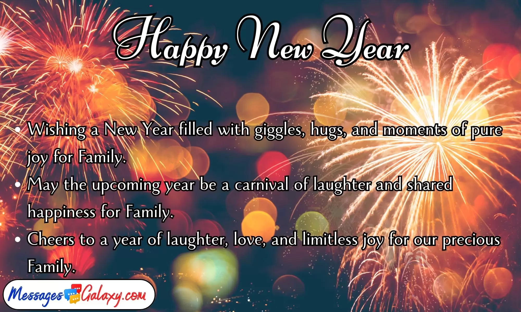 Funny & Cute Happy New Year Messages for Family