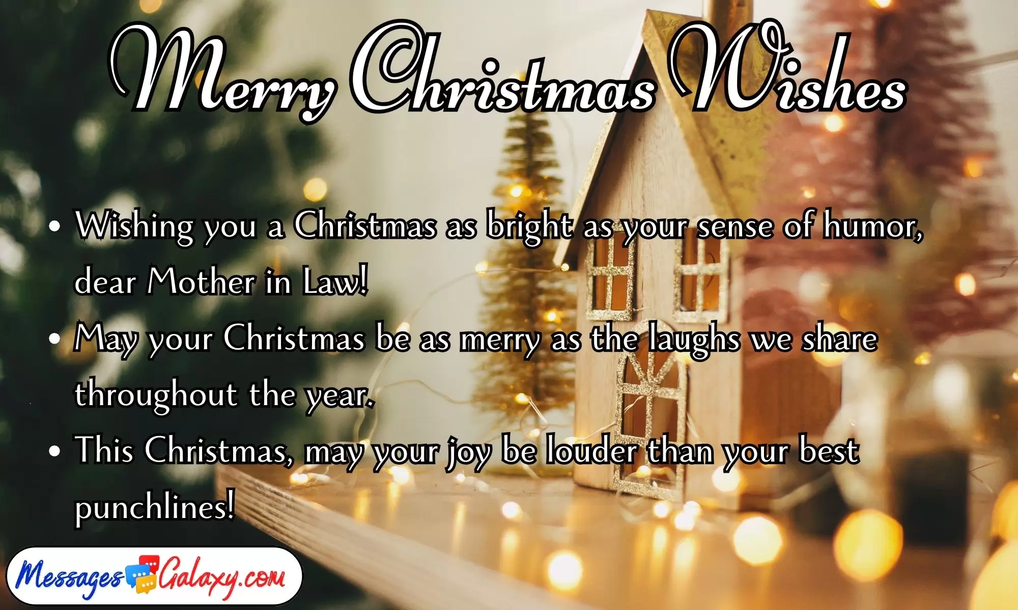 Funny Merry Christmas Wishes for Mother in Law