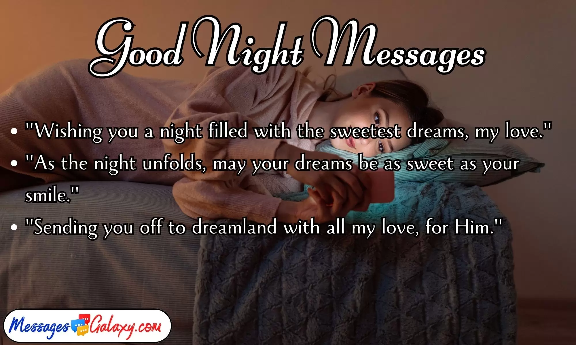 Good Night Messages for Him To Help Him Sleep Better