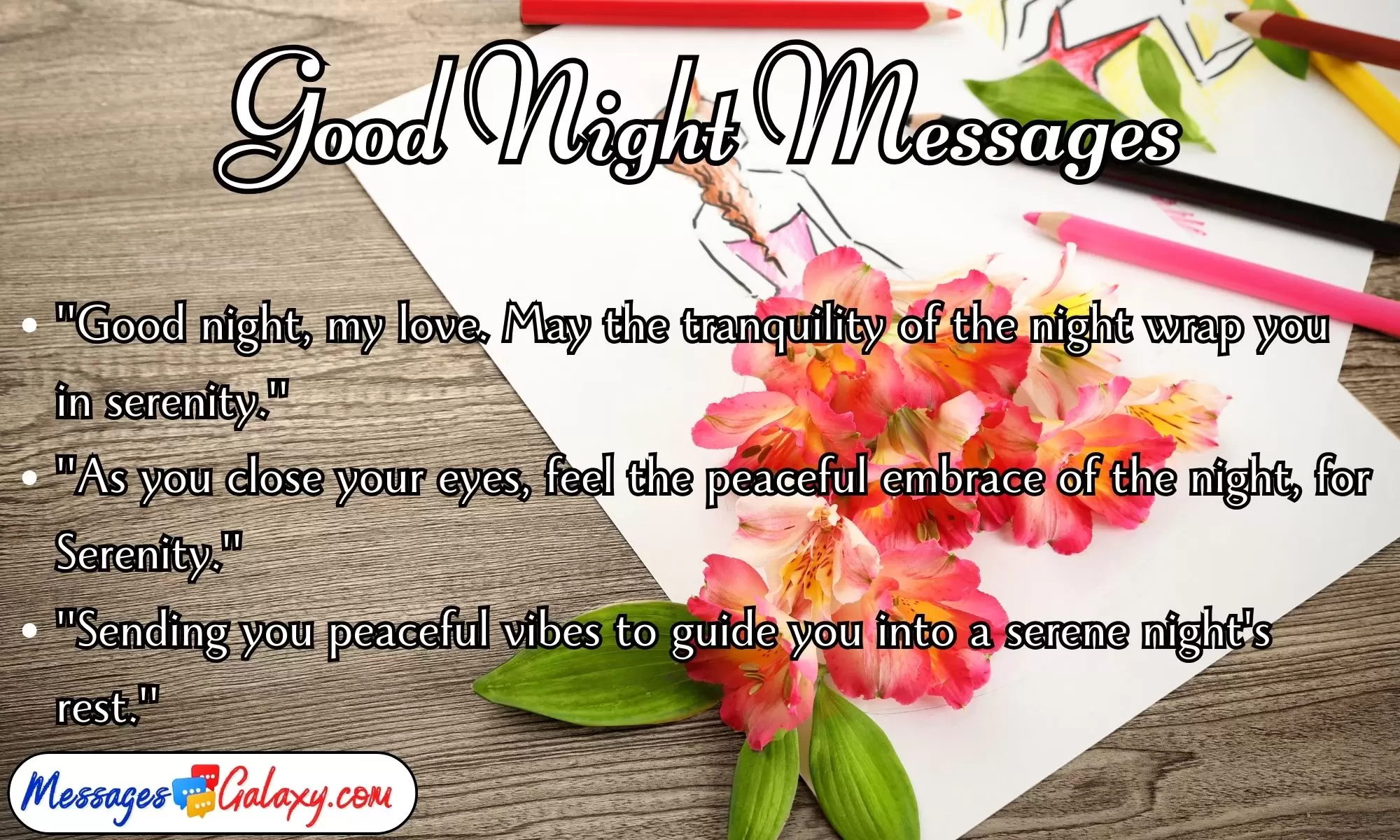 Good Night Messages for Sweetheart to Bring Serenity