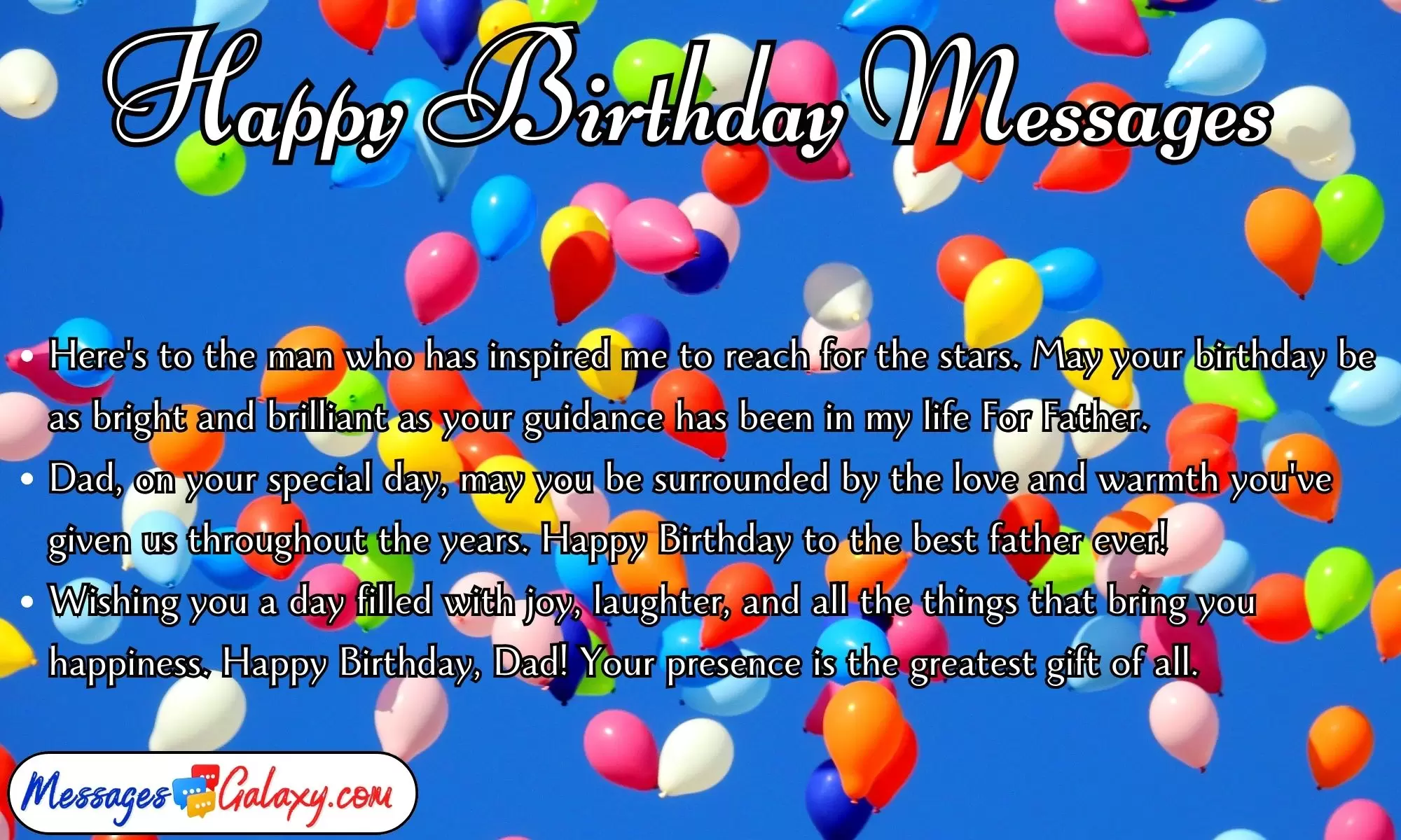 Happy Birthday Messages For DAD – Birthday Messages For Father