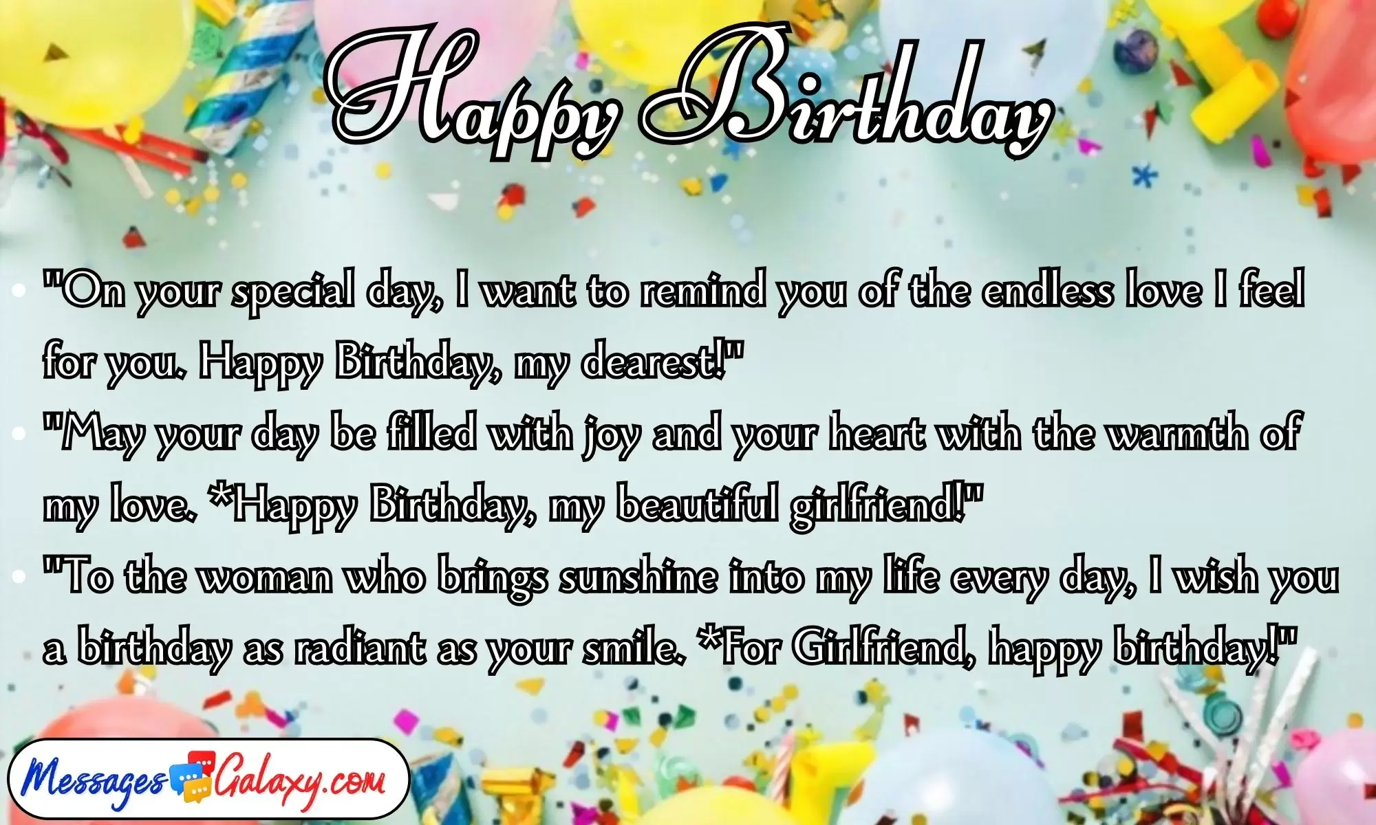 Happy Birthday Quotes For Girlfriend