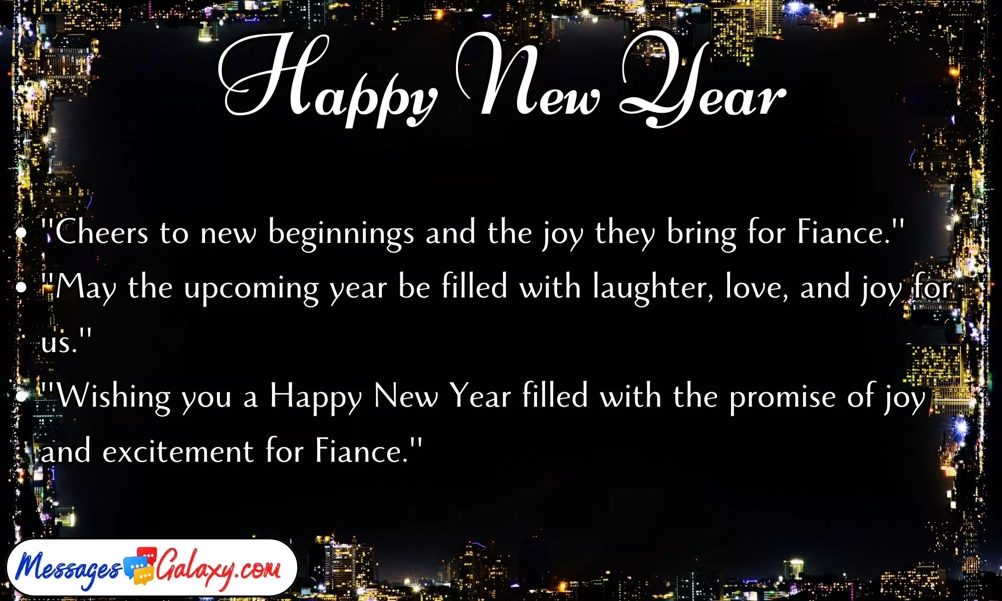 Happy New Year Wishes Messages Quotes & Greetings For Fiance