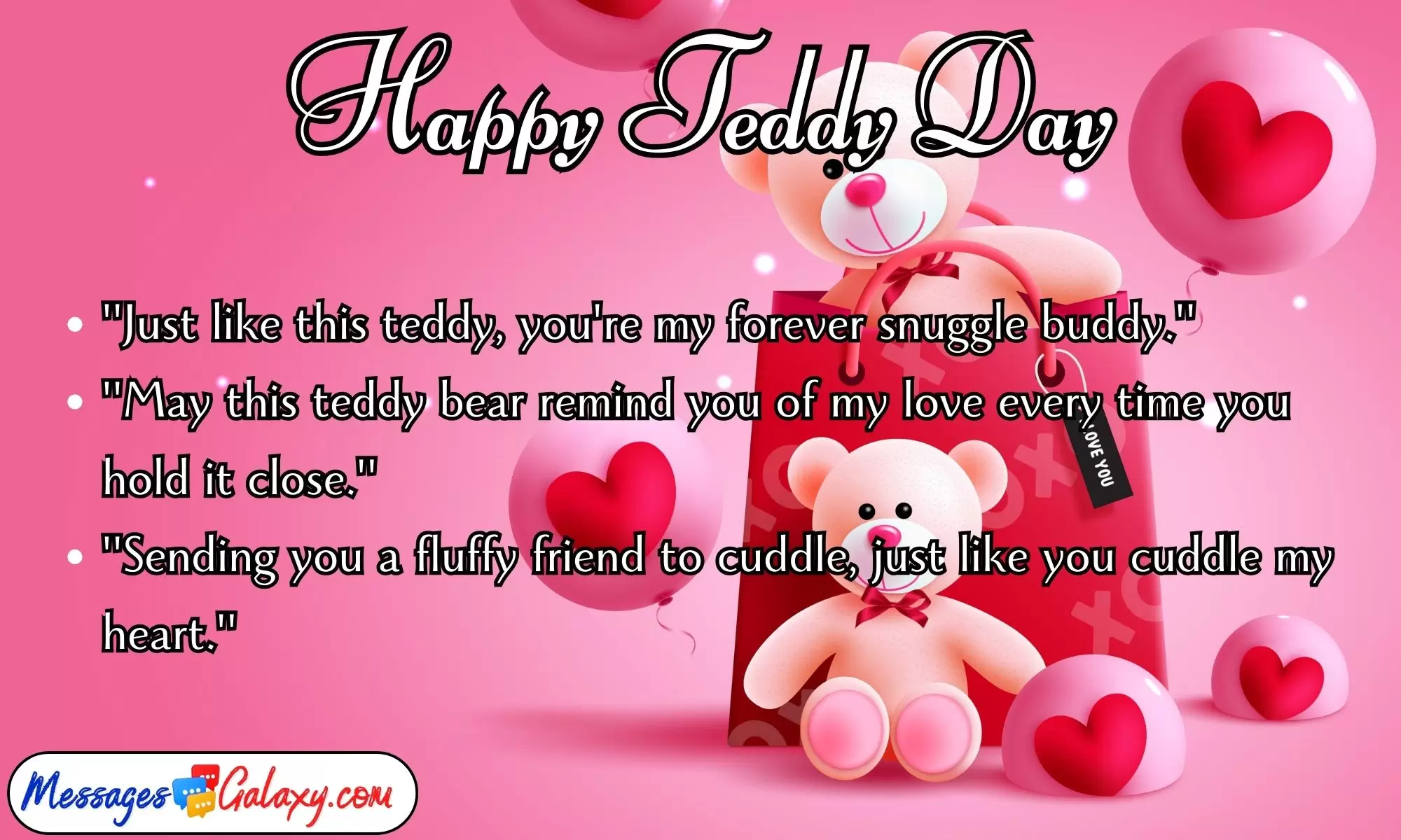 Happy teddy day to best sale my boyfriend