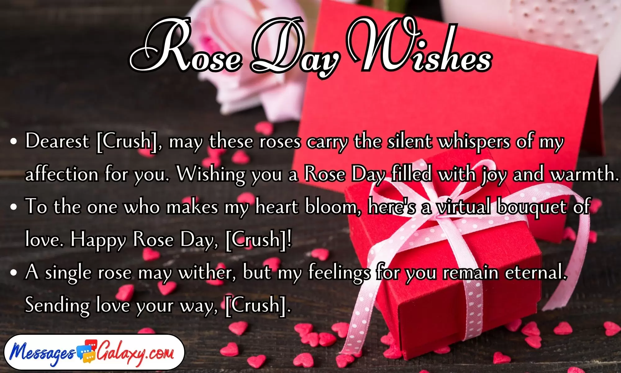 Heart Touching Rose Day Wishes for Crush & Girlfriend