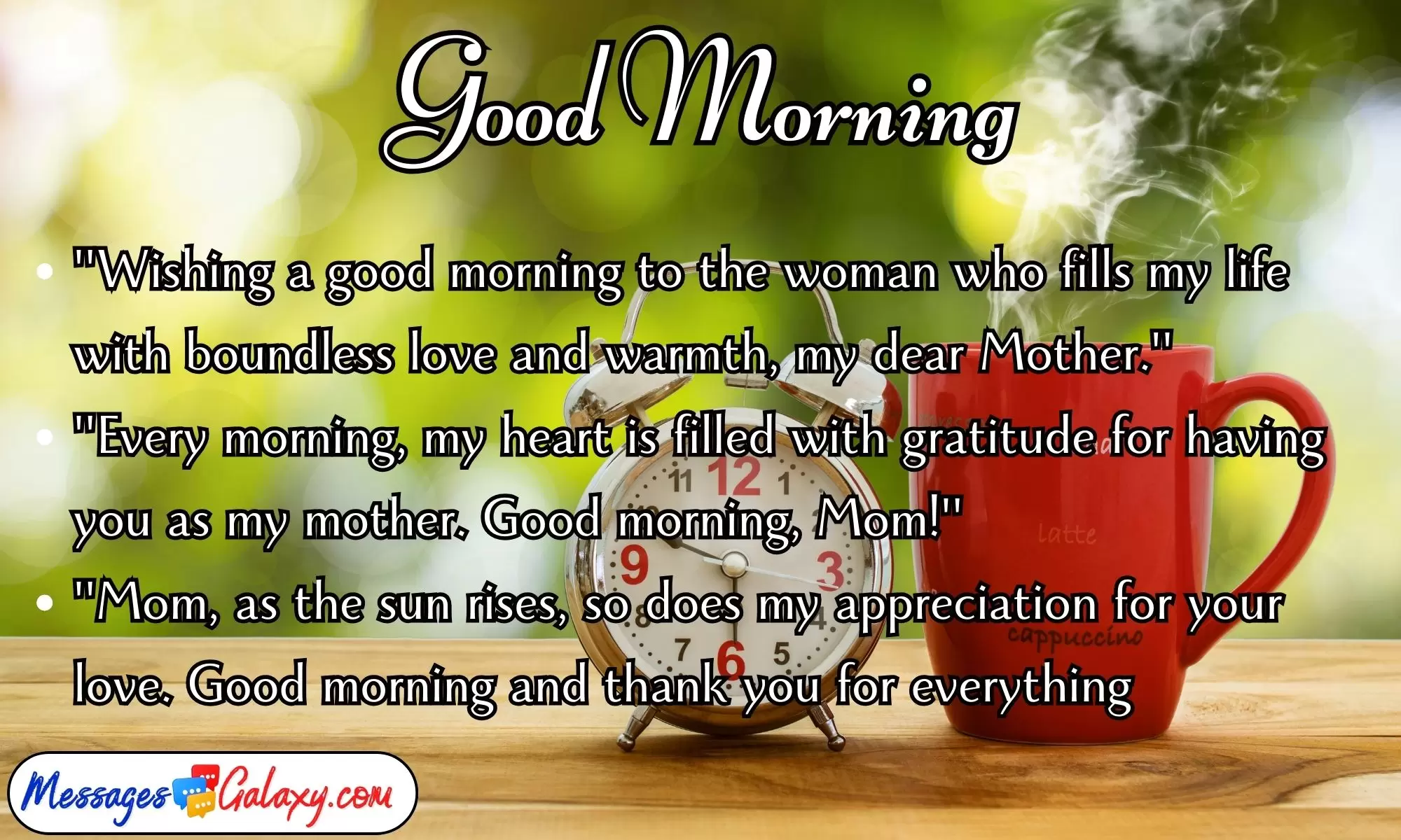 Heartfelt Good Morning Messages for Mother