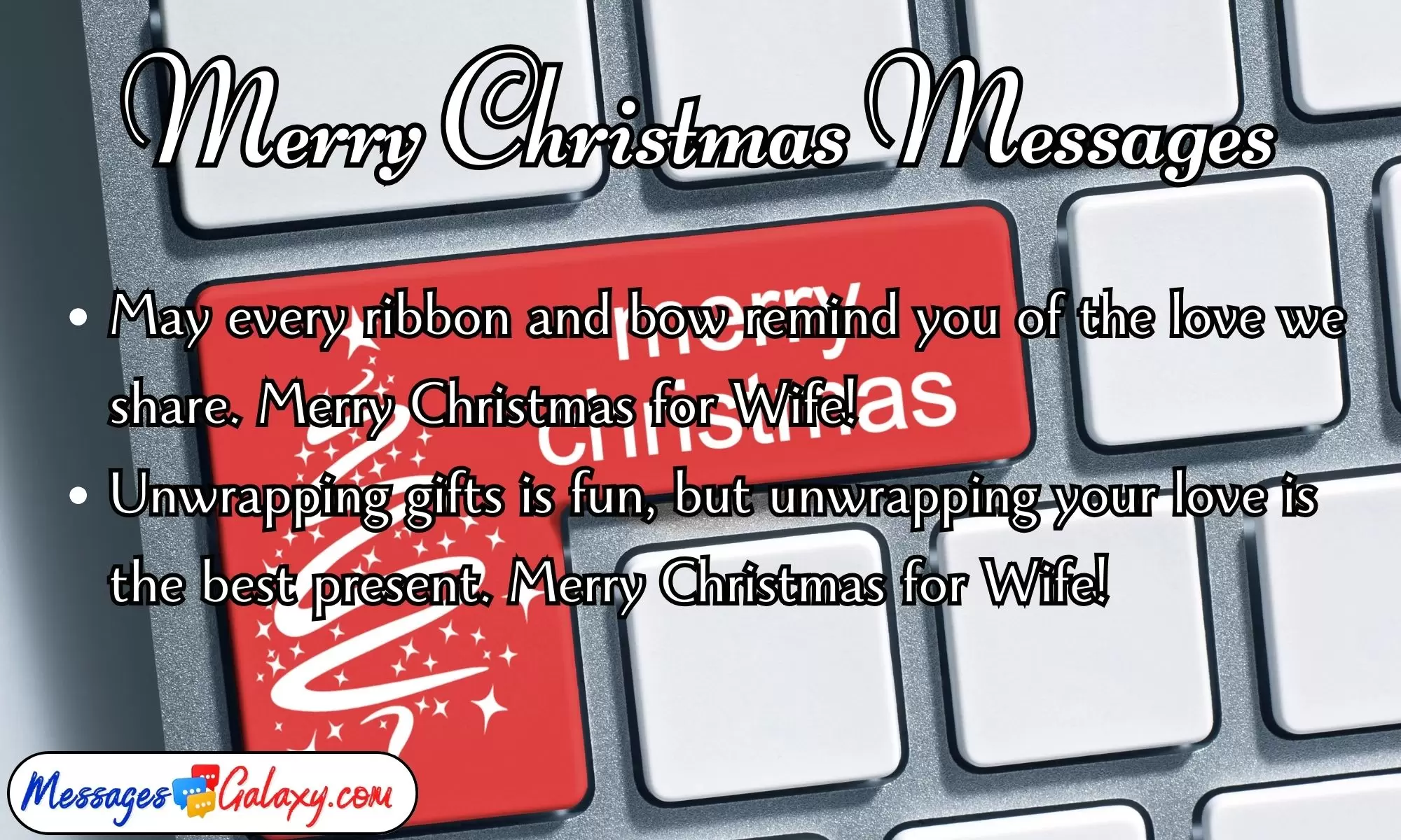 Heartfelt Merry Christmas Messages for Your Beloved Wife