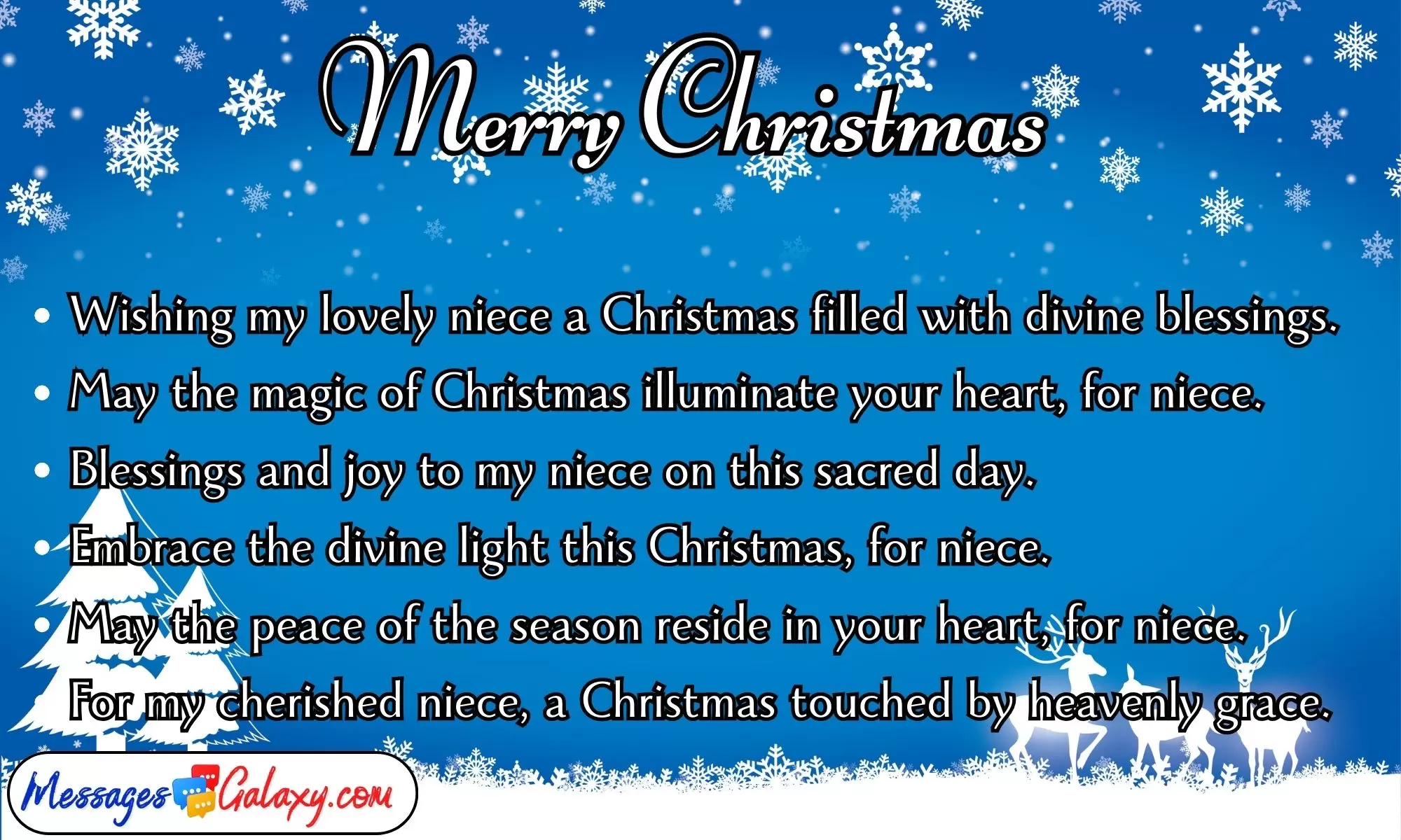 Religious & Sweet Merry Christmas Quotes For Niece