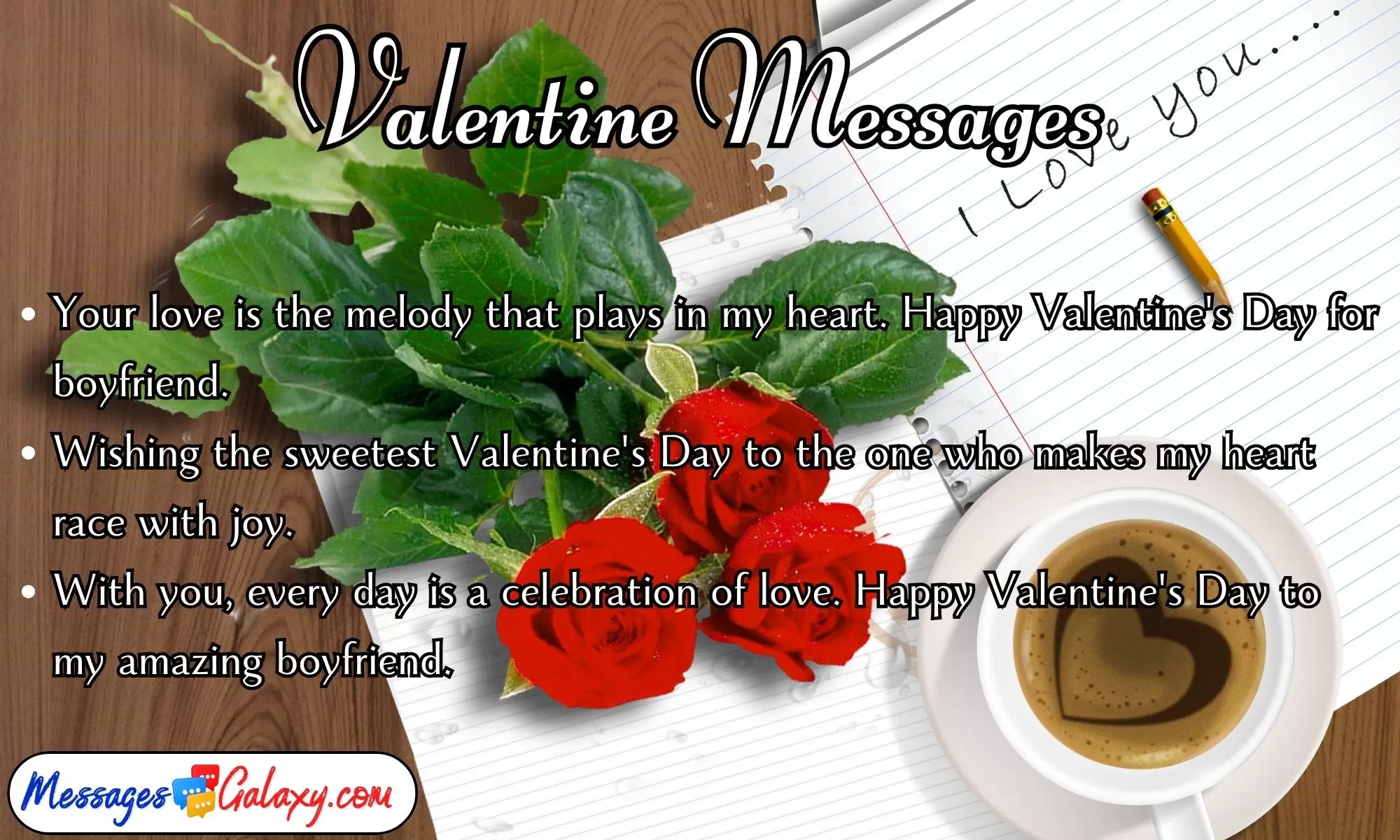 Romantic & Sweet Valentine Messages for Boyfriend