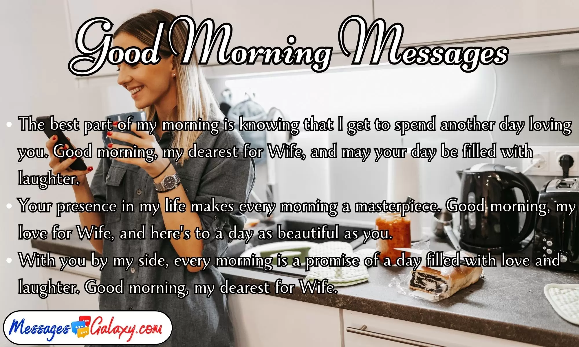 Thoughtful & Deep Good Morning Messages for Wife