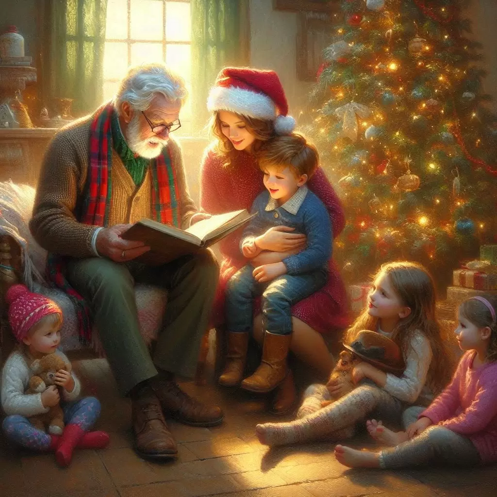 Gratitude for Grandpa's Love at Christmas