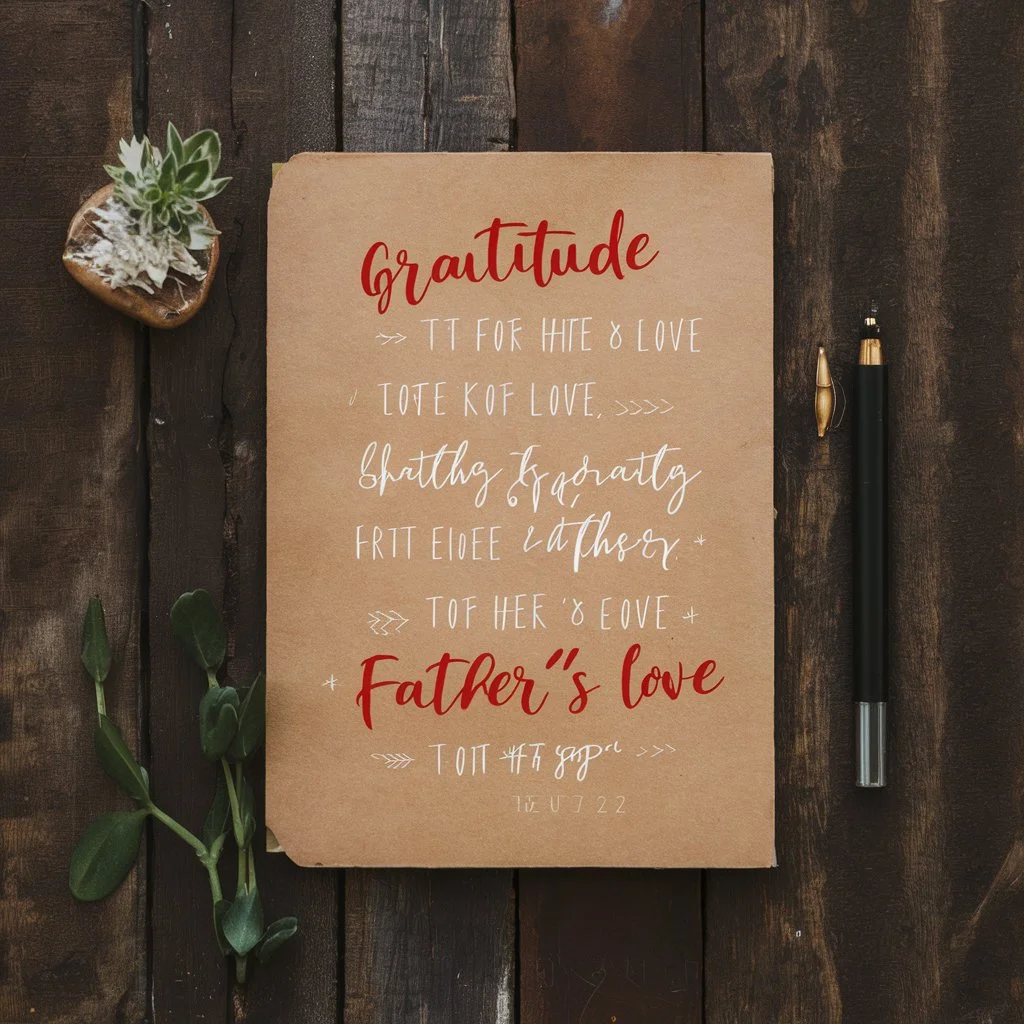 Gratitude for Father's Love